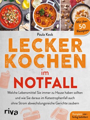 cover image of Lecker kochen im Notfall
